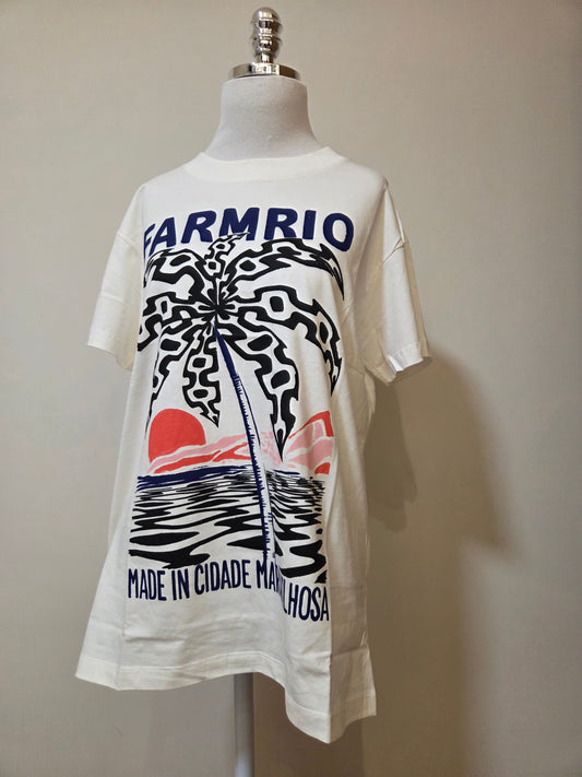 Camiseta Farm Coqueiro Calçadão - Modelagem Média