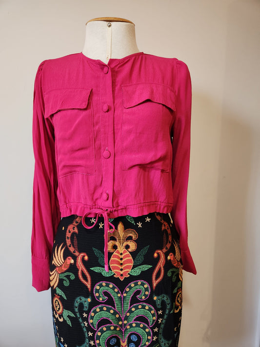 Camisa Farm Rosa Klim