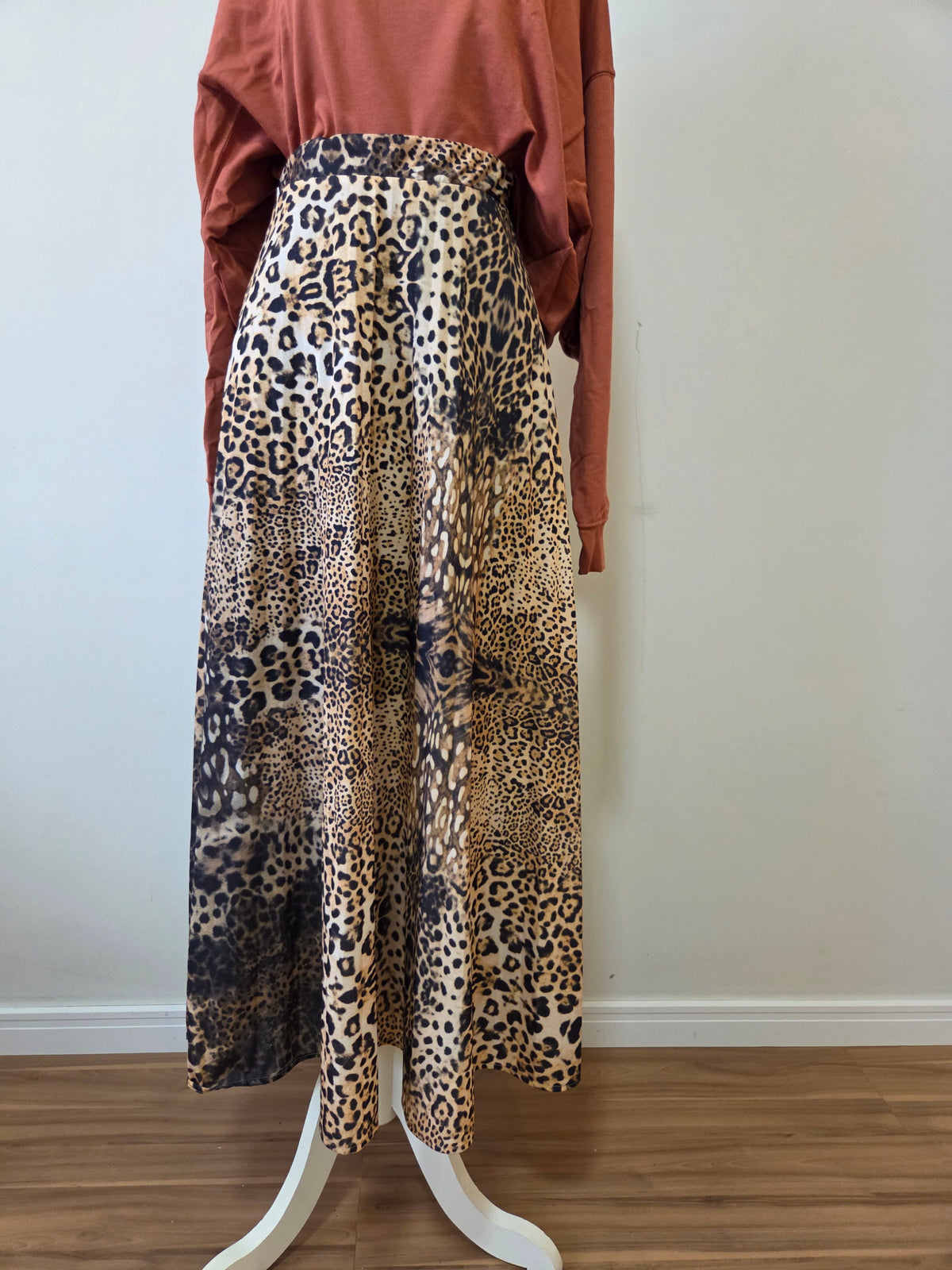 Saia Animal Print Longa