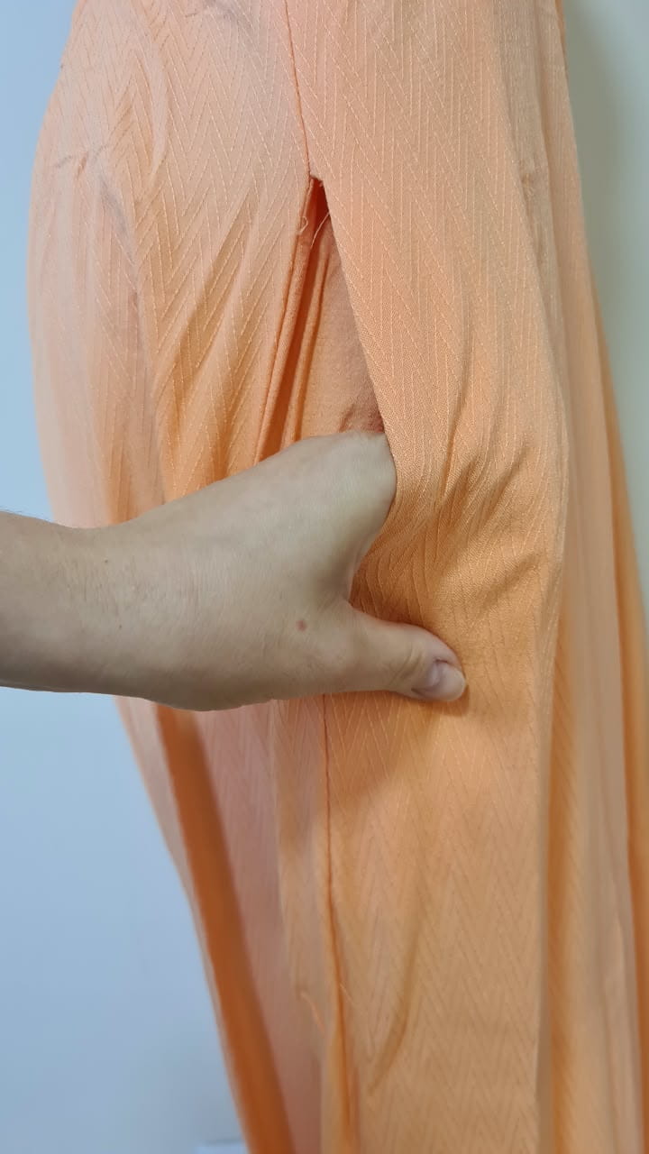 Macacão JMS Longo Salmão Pantalona