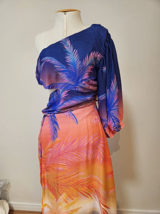 Vestido Farm Longo Estampa Sossego