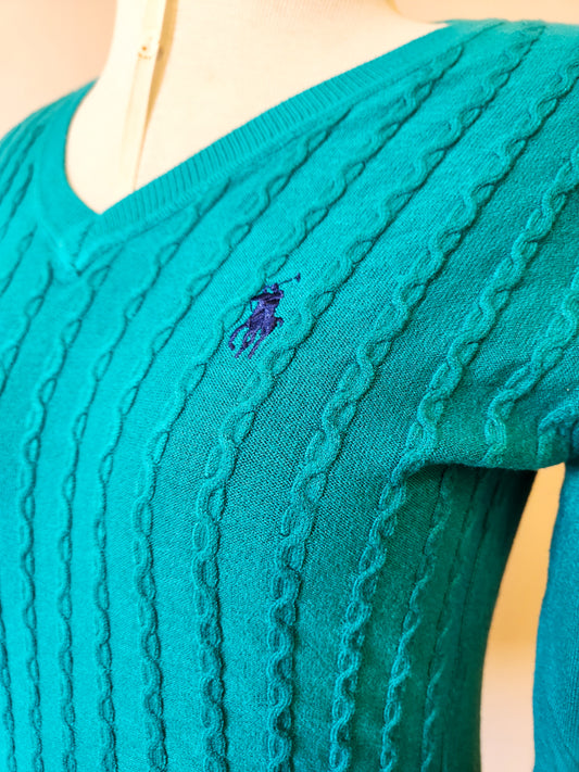 Suéter Ralph Lauren Azul Tiffany