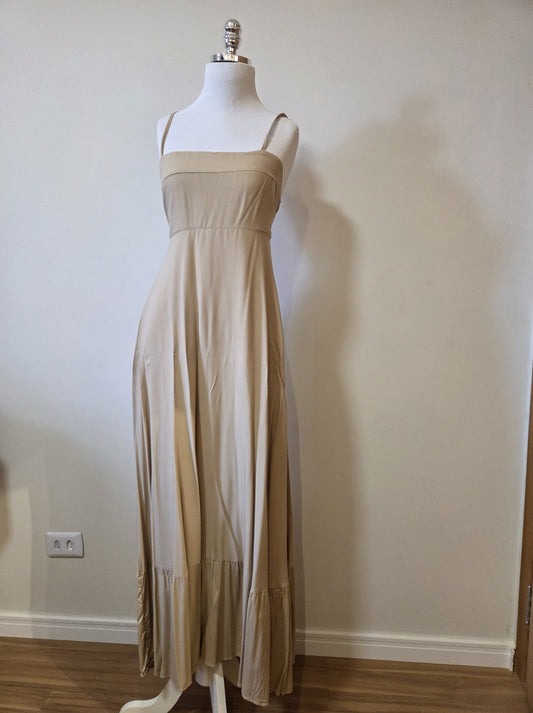 Vestido JMS Caqui em Viscose