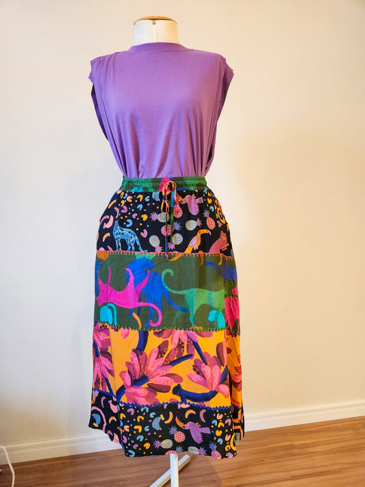 Saia Mercatto Estampada Midi