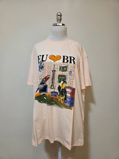 Camiseta Farm Sinuca de Bar Rosa