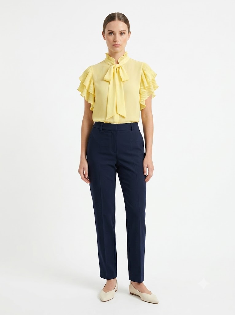Camisa Zara Amarela