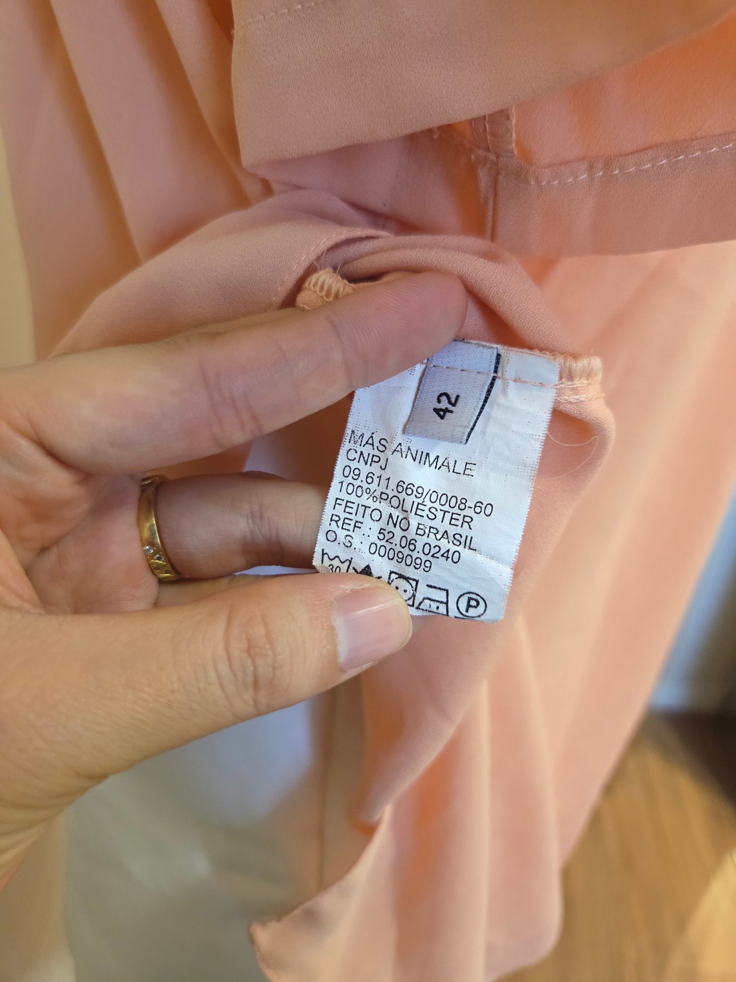 Blusinha Animale Salmão