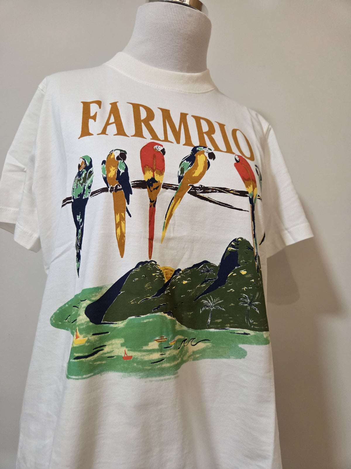 Camiseta Farm Araras no Galho Modelo Fit