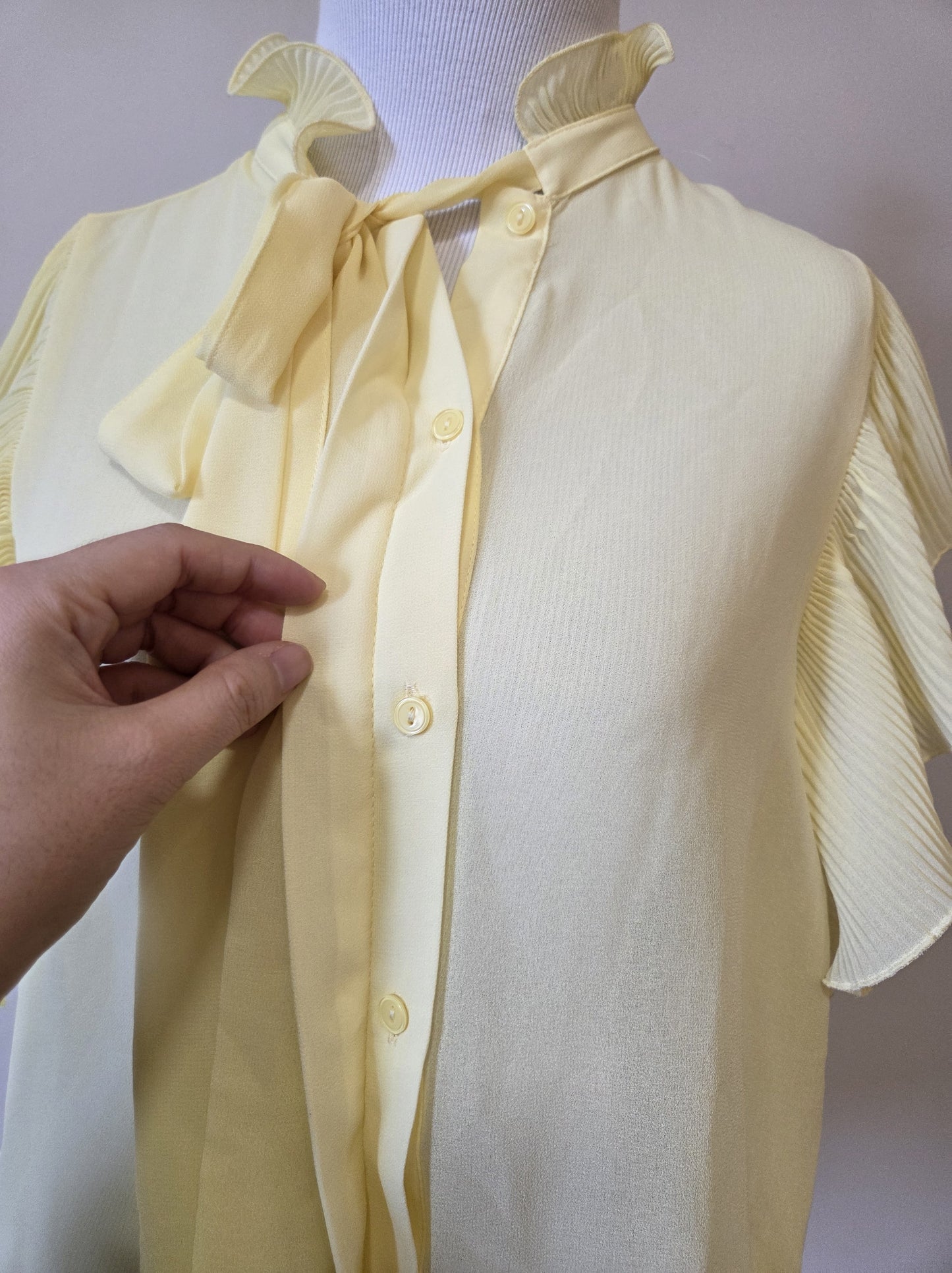 Camisa Zara Amarela
