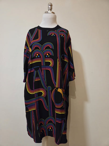 Vestido T-shirt Farm Estampa Tuca