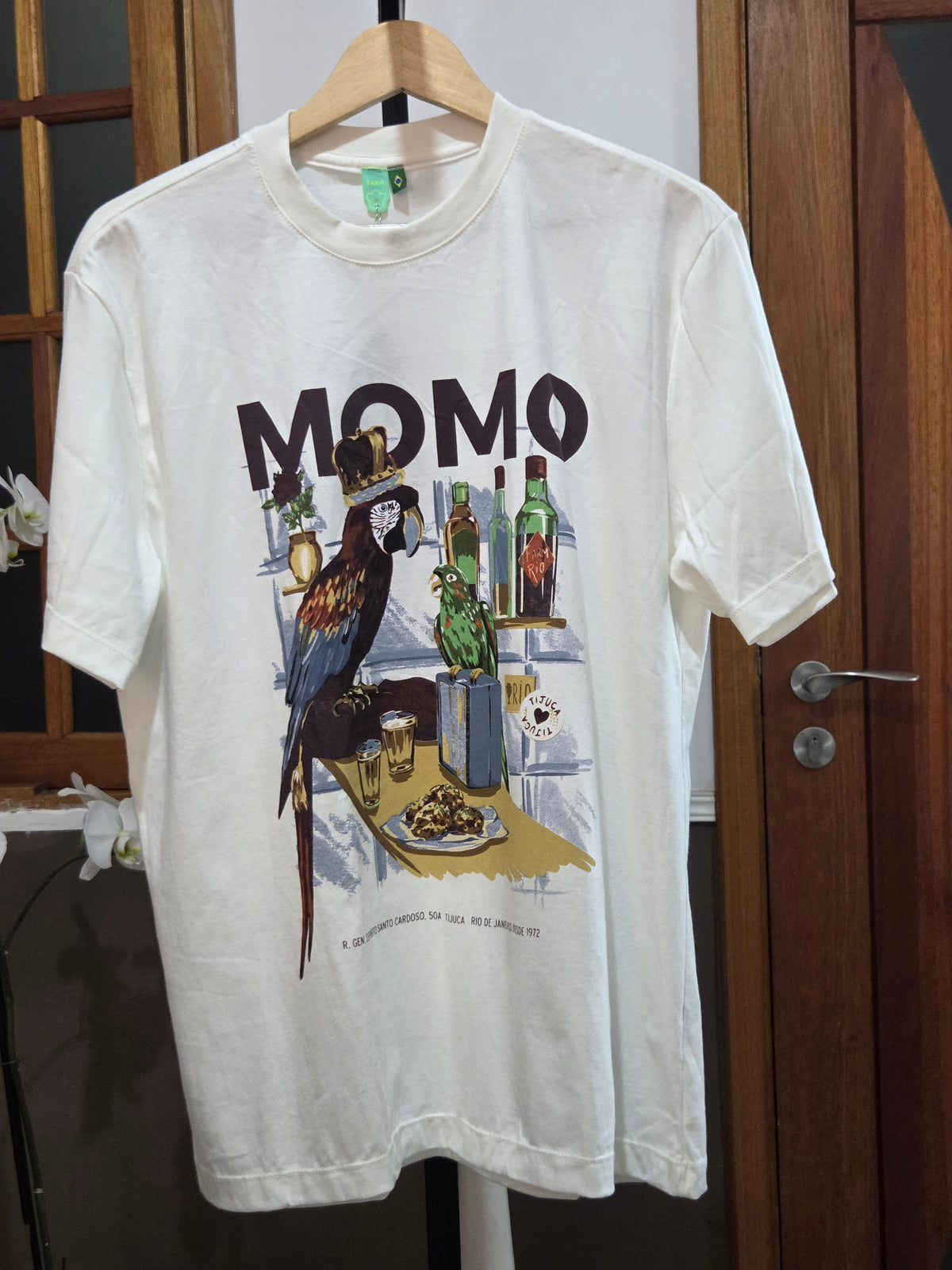 Camiseta  Farm Bar do Momo Off White