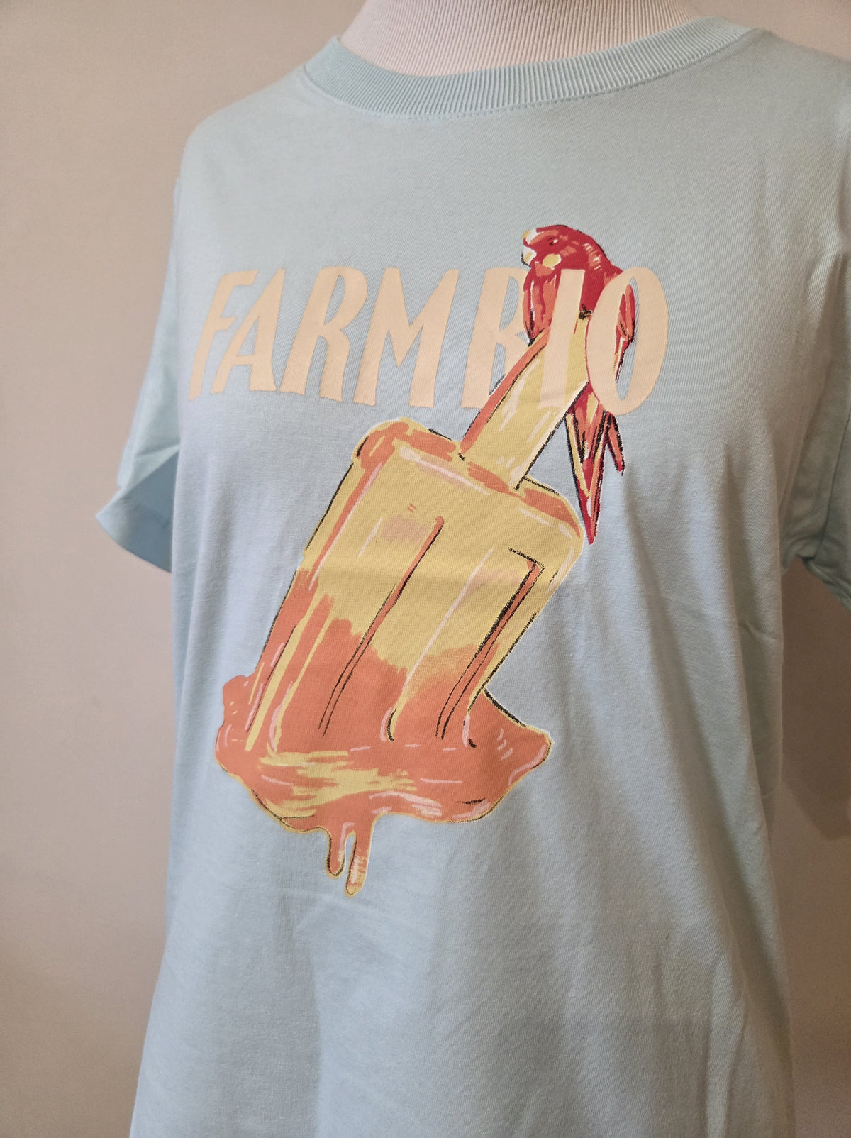 Camiseta Farm Fit Picolé Azul Claro
