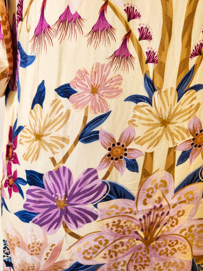 Vestido Farm Floral Oriental