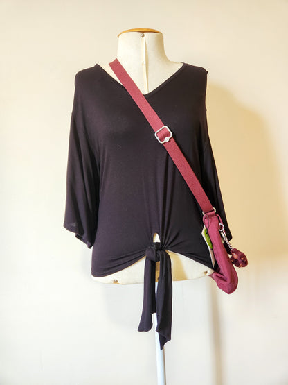 Bolsa Kipling Tiracolo Merlot