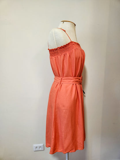 Vestido Maria Filó Alaranjado