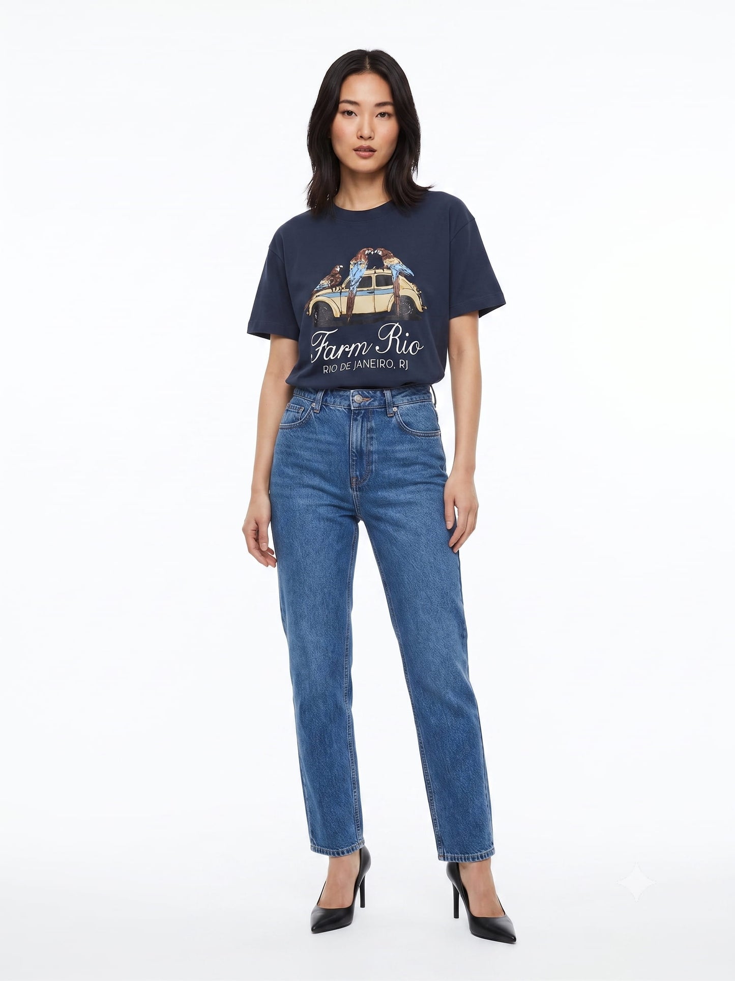 Camiseta Farm Taxi Arara Azul Gaya