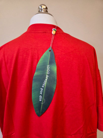 Camiseta Farm Rio Pássaros Vermelha
