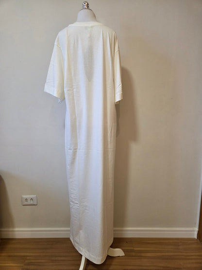 Vestido Farm Cordas e Aves - Modelagem T-shirt