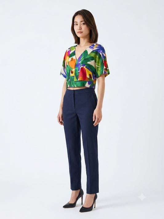Blusinha Farm Floral e Cajus