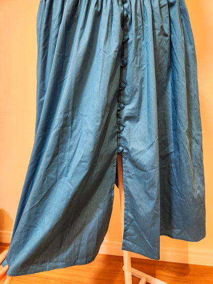 Vestido Santa Senhorita Midi Azul