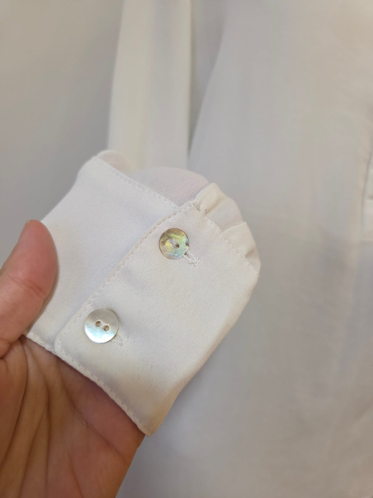 Camisa Outfit Bag Off-White Crepe