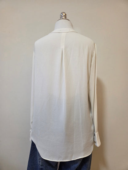 Camisa Outfit Bag Off-White Crepe