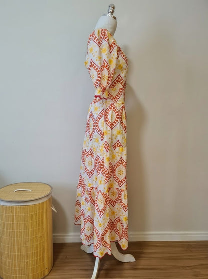 Vestido Berry Market Midi em Laise