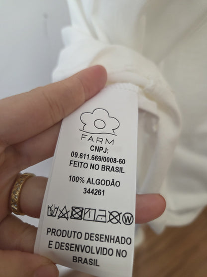 Camiseta Farm Rio Rosa Vermelha