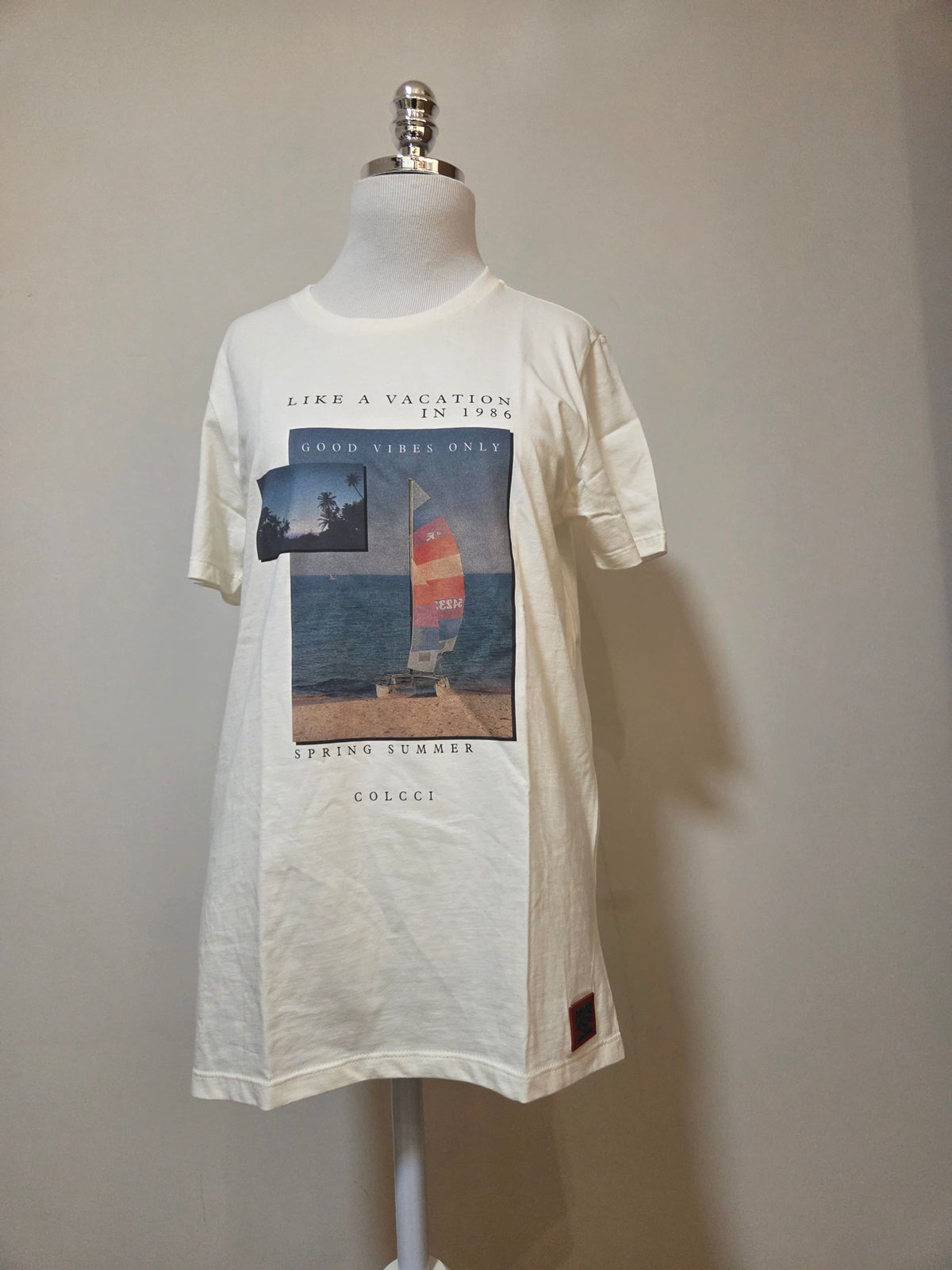 Camiseta  Colcci Vacation / Nature Inspired Off-White