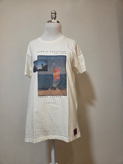 Camiseta  Colcci Vacation / Nature Inspired Off-White