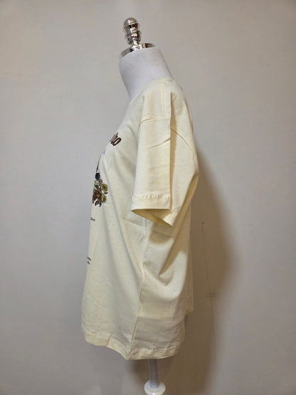 Camiseta Farm Mapa Rio Bege - Modelagem Fit