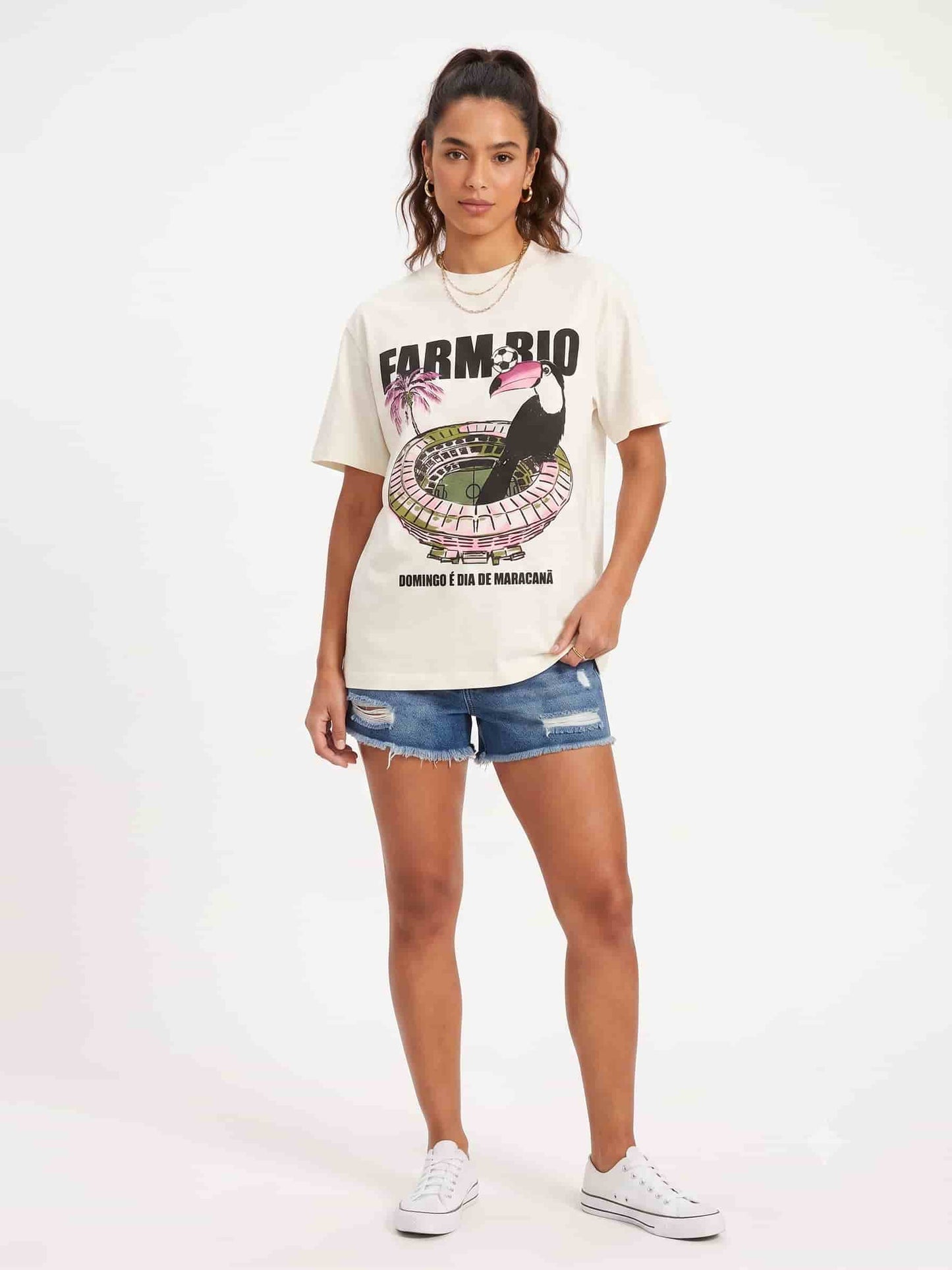 Camiseta Farm Domingo no Maracanã