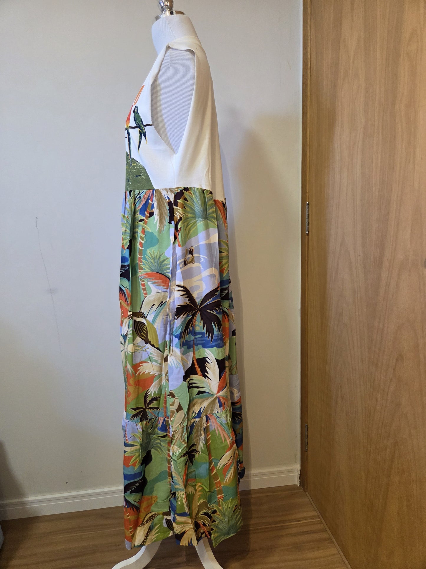 Vestido Farm Patch Araras no Galho