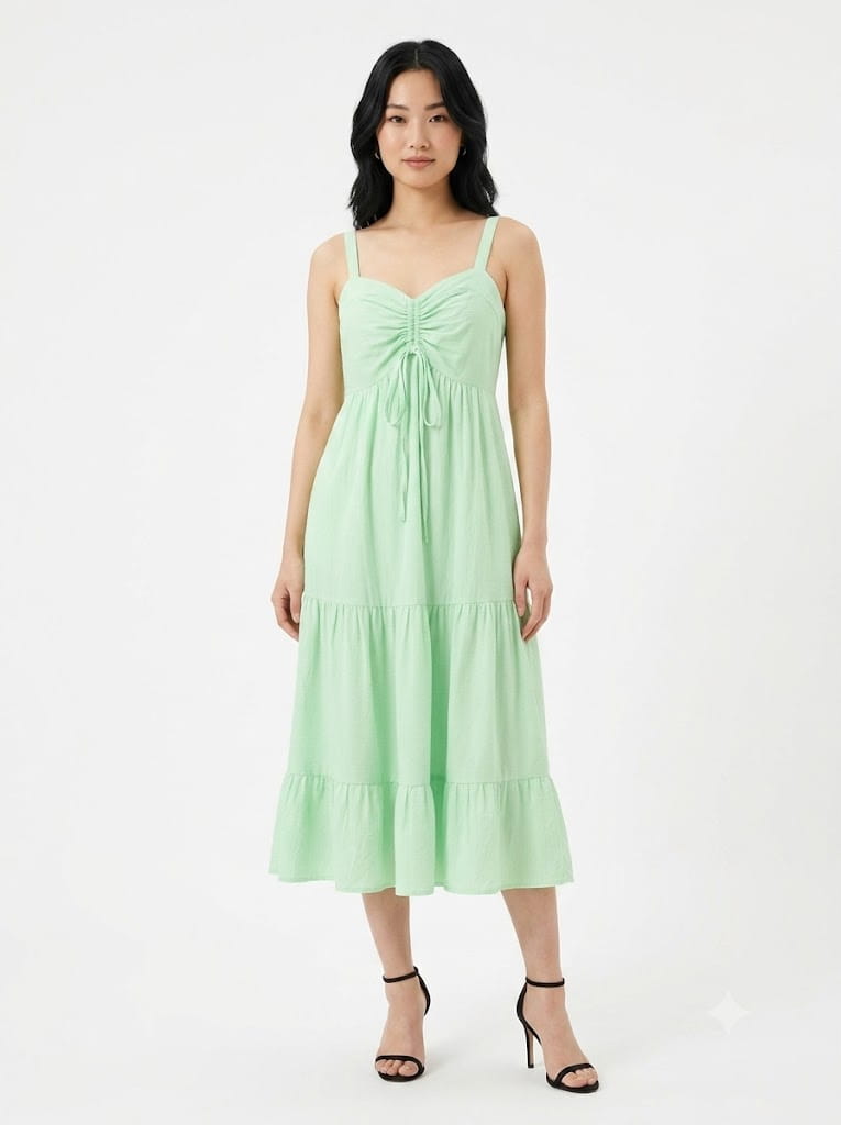 Vestido JMS Verde Viscose