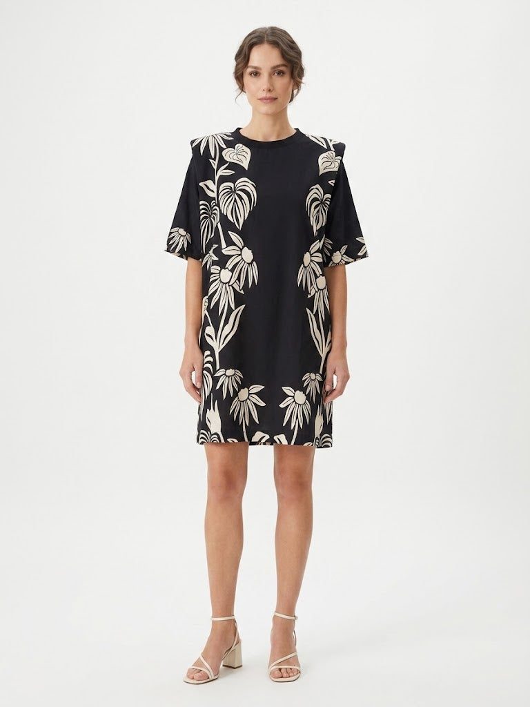 Vestido Farm Curto Tropical Surreal