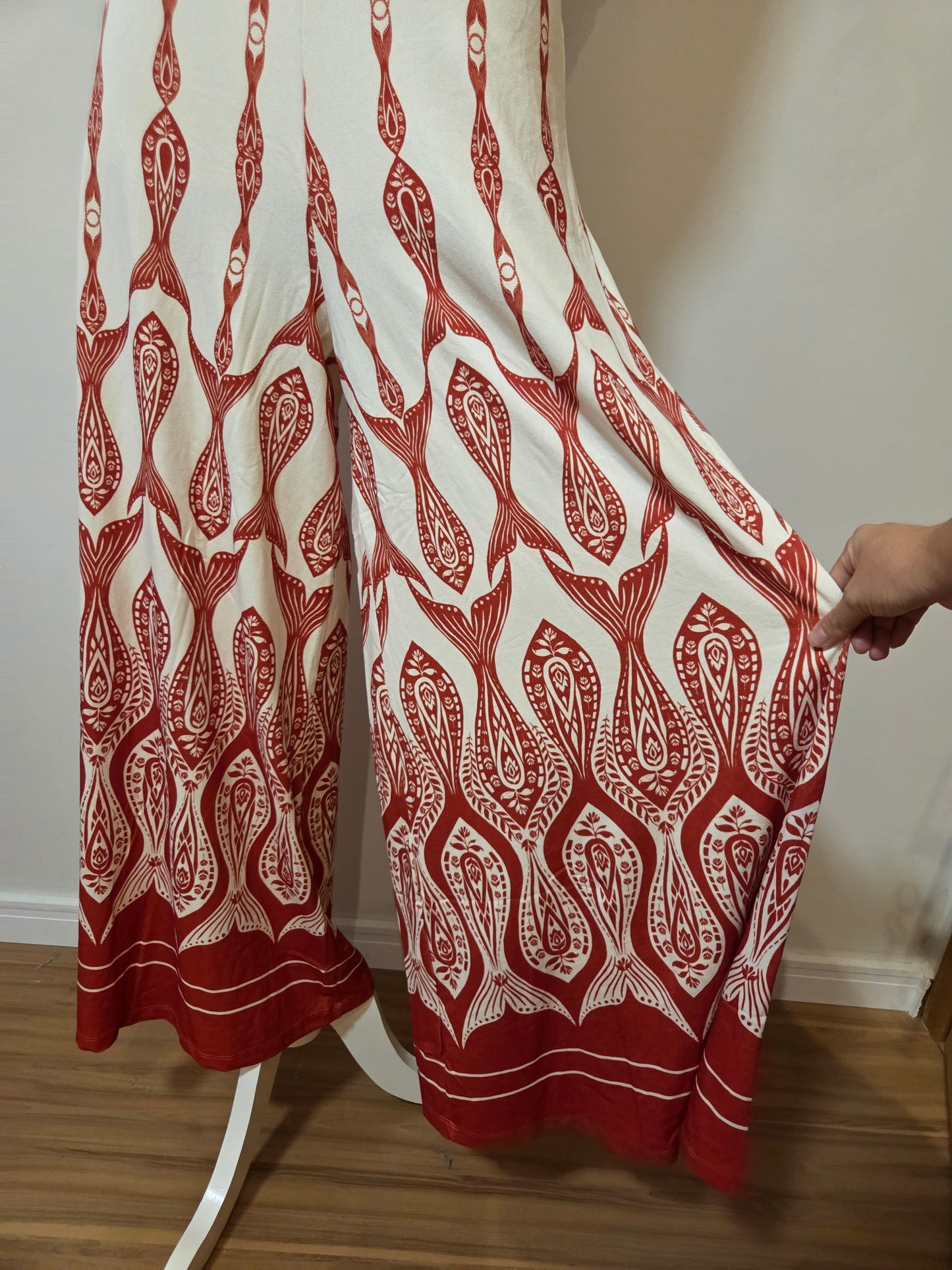 Conjunto Farm Blusinha sem Manga e Calça Peixe Correnteza