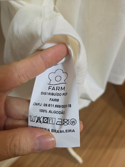 Camiseta Farm Samba Caipirinha Futebol - Modelagem Ampla