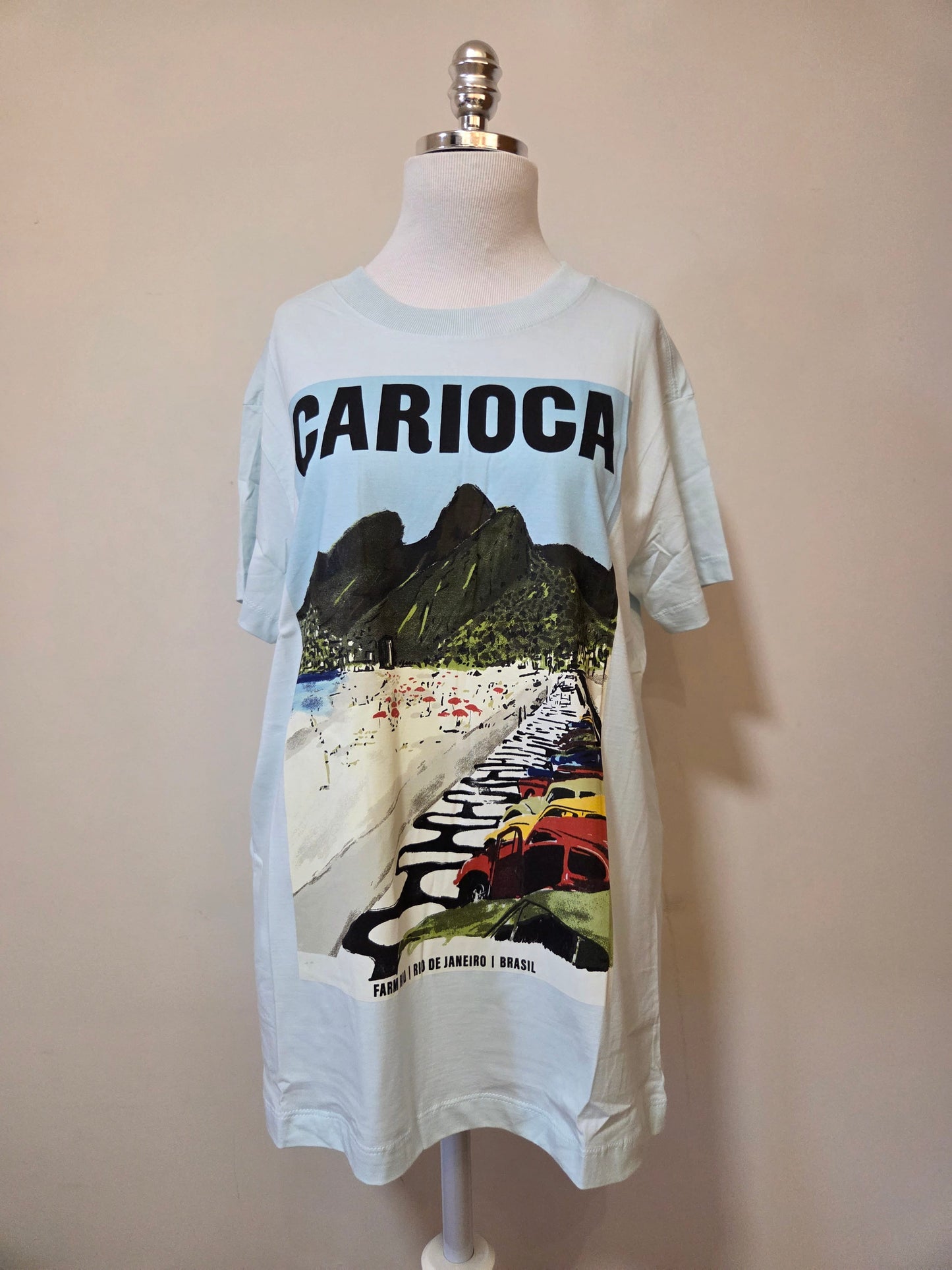 Camiseta  Farm Carioca Azul Claro