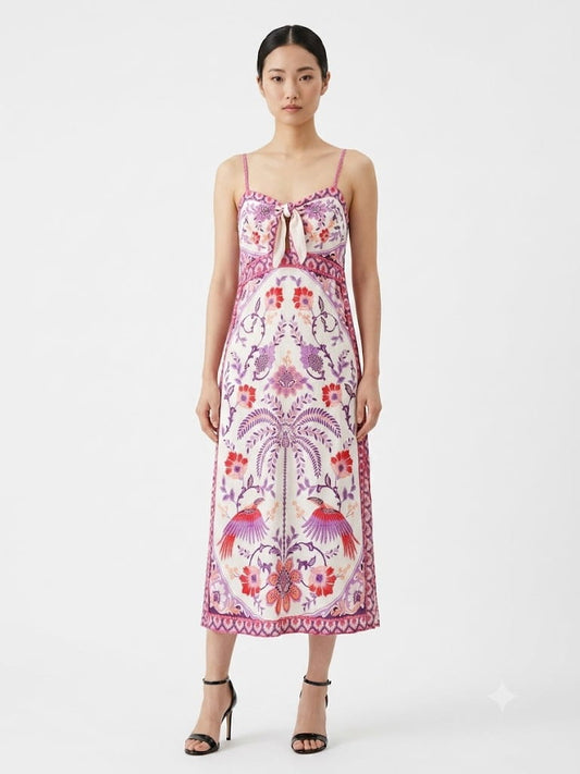 Vestido Farm Midi Romance de Tucano