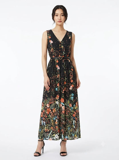 Vestido Antix Midi Promessas de Amor