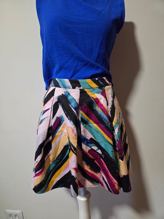 Shorts H&M Abstrato Colorido