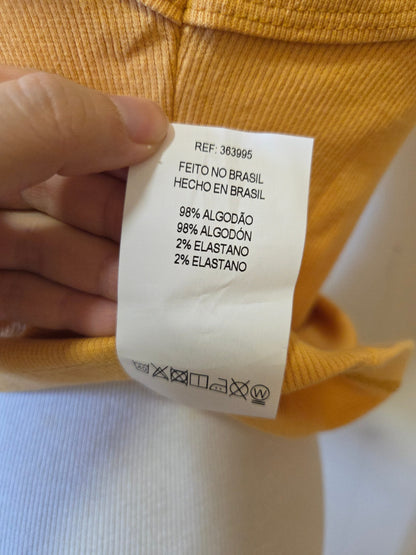 Regata Farm Estampa Brazuca Amarelo