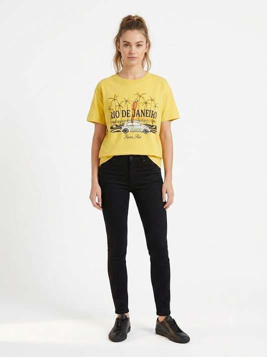Camiseta Farm Brasileirinho Amarelo