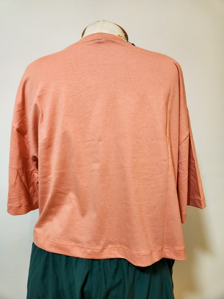 Camiseta Farm Rio de Janeiro Box Salmão