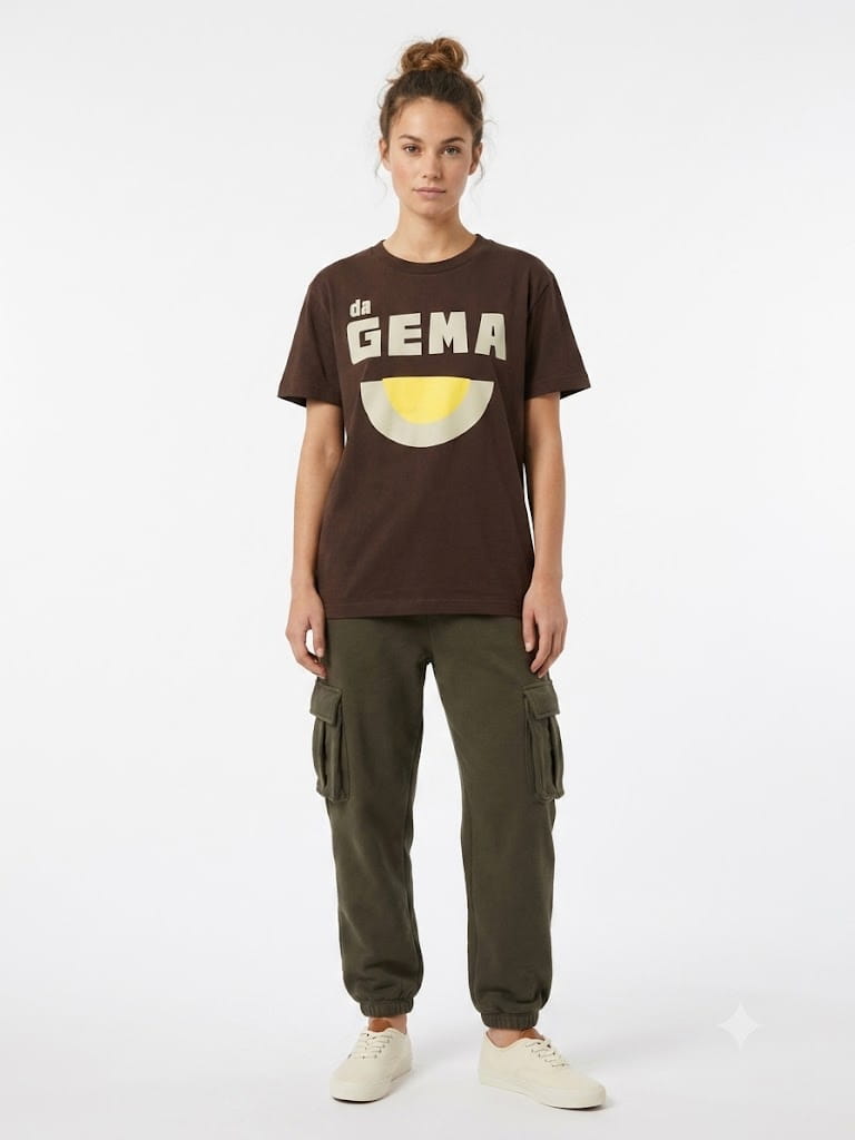 Camiseta Farm Fit De Gema Marrom