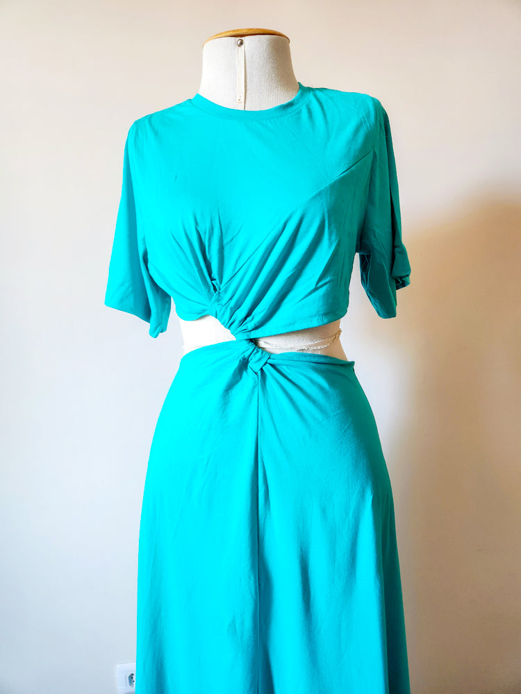 Vestido Farm Nó Verde
