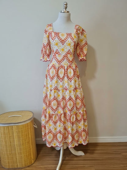 Vestido Berry Market Midi em Laise