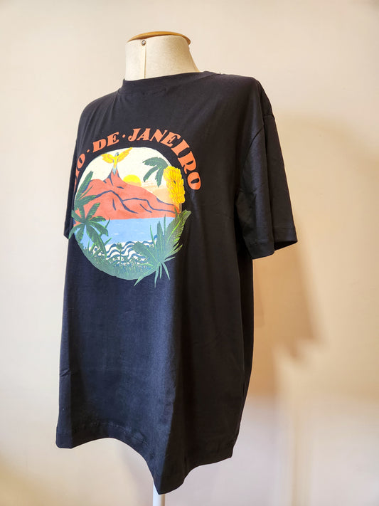 Camiseta Farm Rio de Janeiro Preta