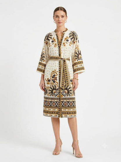 Chemise Farm Doralice Floral Off