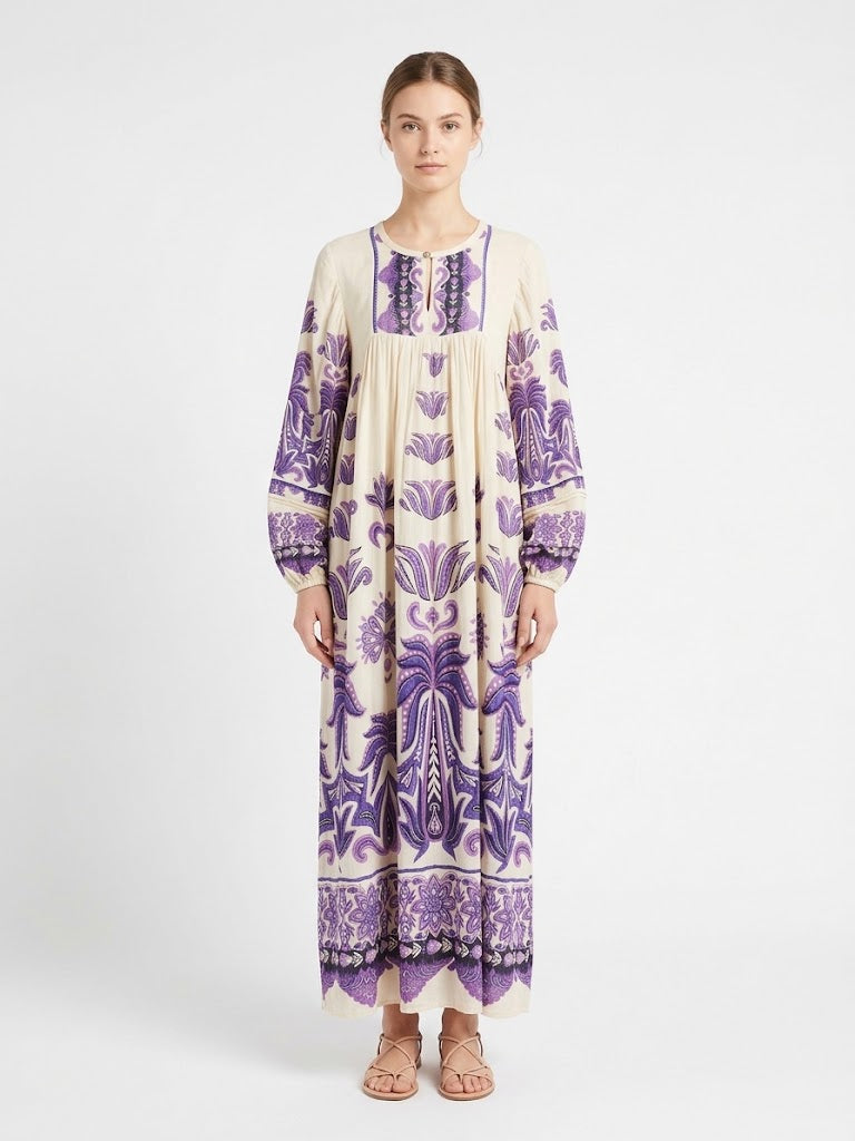 Vestido Farm Sevilha Fios de Lurex
